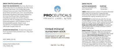 Reference 58892-220-30 Tinted Mineral Sunscreen Stick Proceuticals Ndc-01 (Reference 58892 220 30 Tinted Mineral Sunscreen Stick Proceuticals Ndc 01)